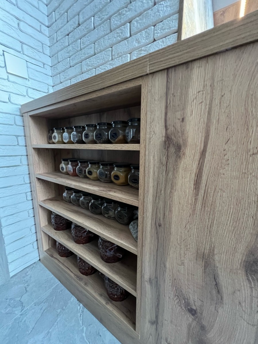 Кухонный гарнутур в Небесном цвете Кухонный гарнутур в Небесном цвете