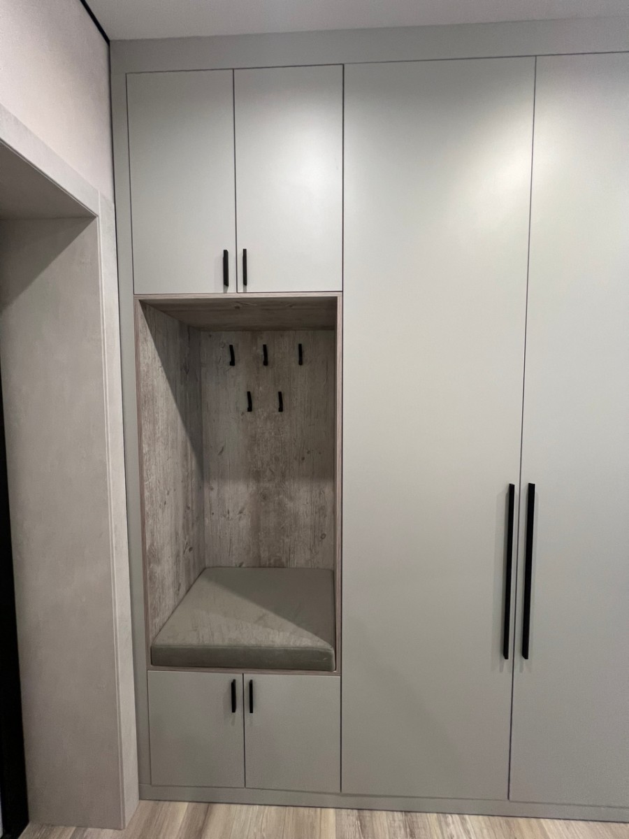 Прихожая Серый перламутровый Прихожая Серый перламутровый