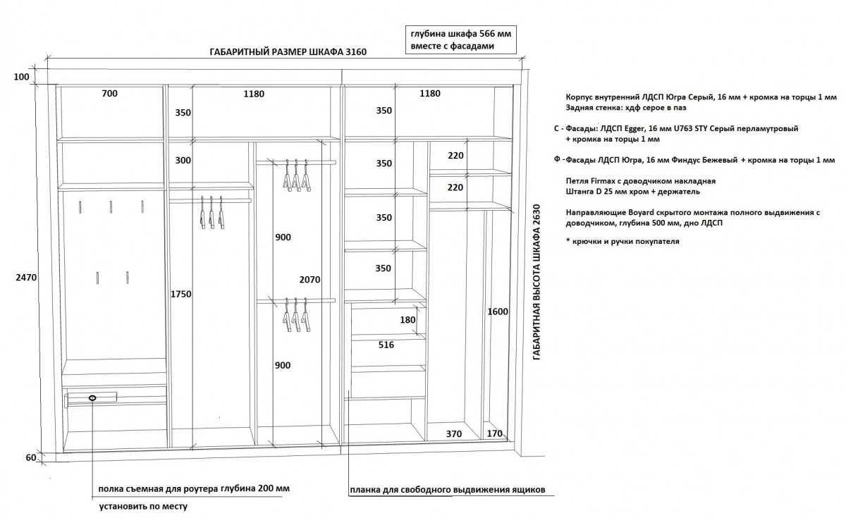 Прихожая Серый перламутровый Прихожая Серый перламутровый