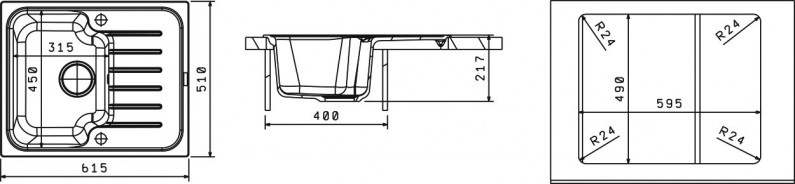 Мойка Таис 615