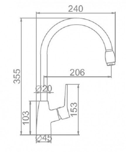 Смеситель LEDEME L4069