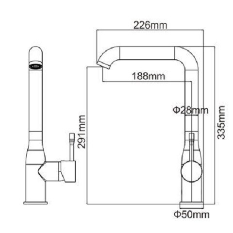 Смеситель LEDEME L4698B