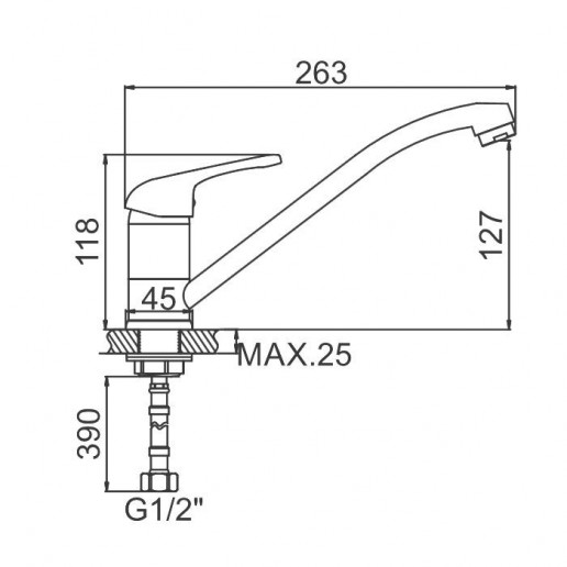 Смеситель Ledeme L4939-B