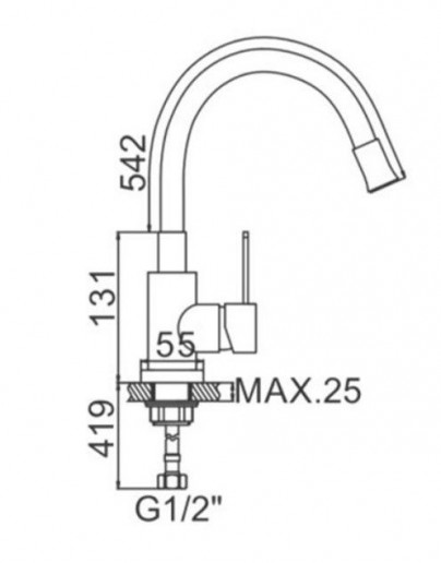 Смеситель Ledeme L74004-2