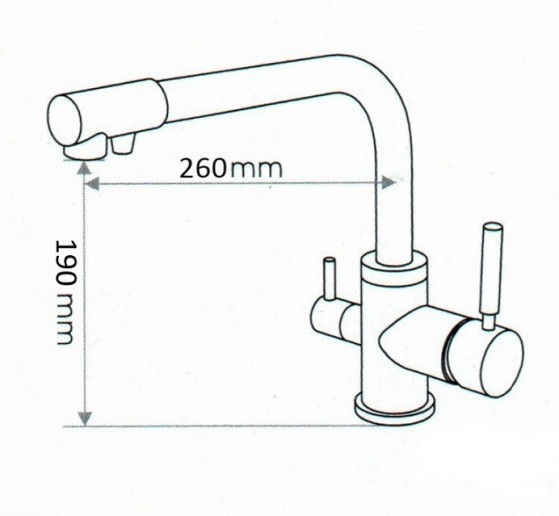 Смеситель Emar EC-3003NS