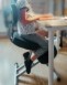 Коленный стул со спинкой Smartstool KM01BМ