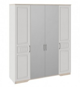 Шкаф для одежды с 2 глухими и 2 зеркальными дверями Тоскана